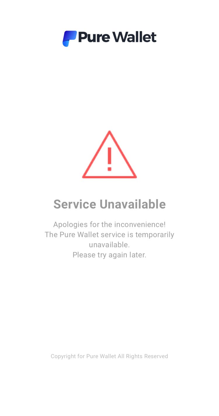 PureWallet permitiría transacciones online de criptoactivos. Fuente: PureWallet.